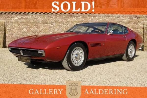 Maserati Ghibli 4.9 SS “From Rome to Paris” PRICE REDUCTION! 1970