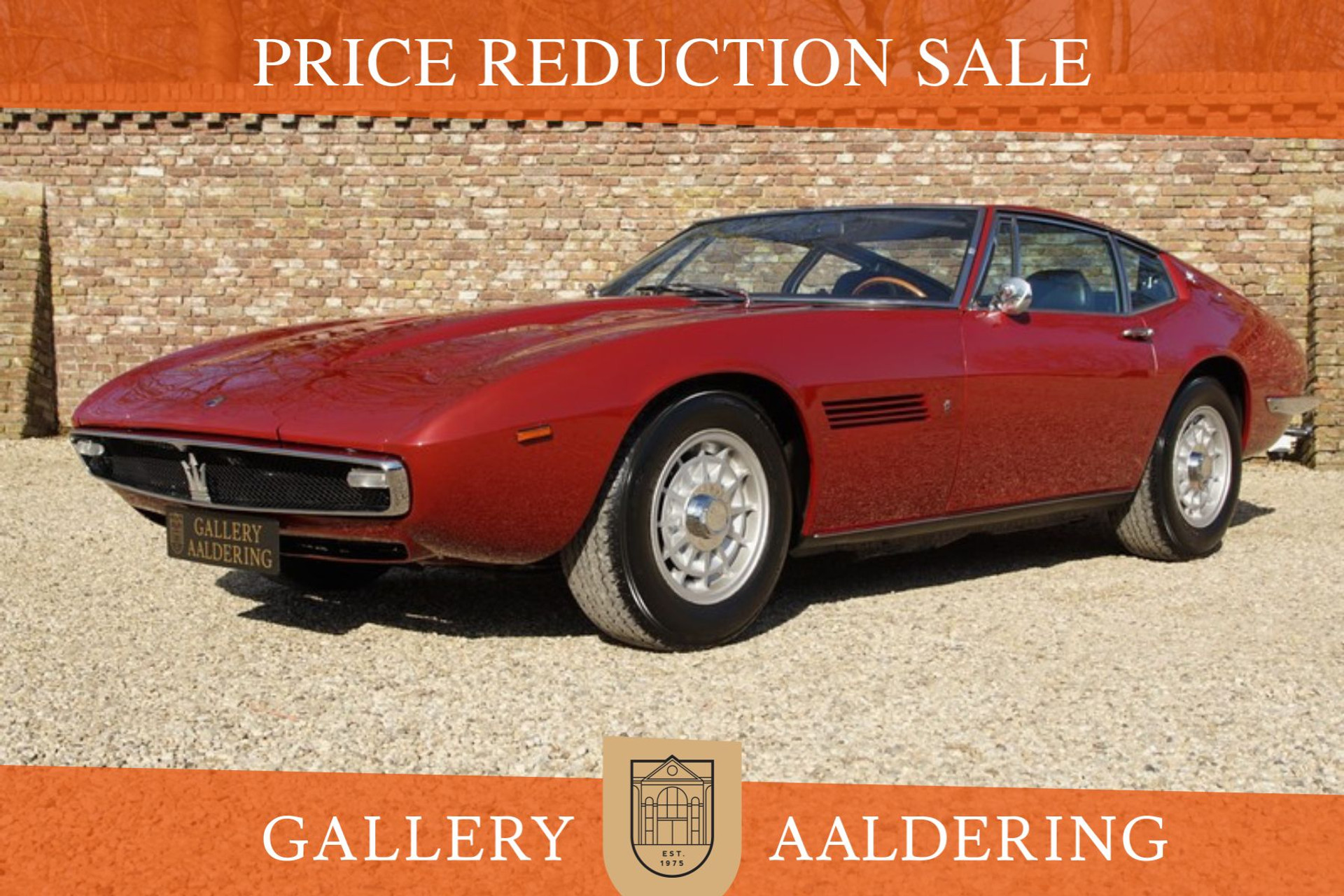 Maserati Ghibli 4.9 SS “From Rome to Paris” PRICE REDUCTION! 1970
