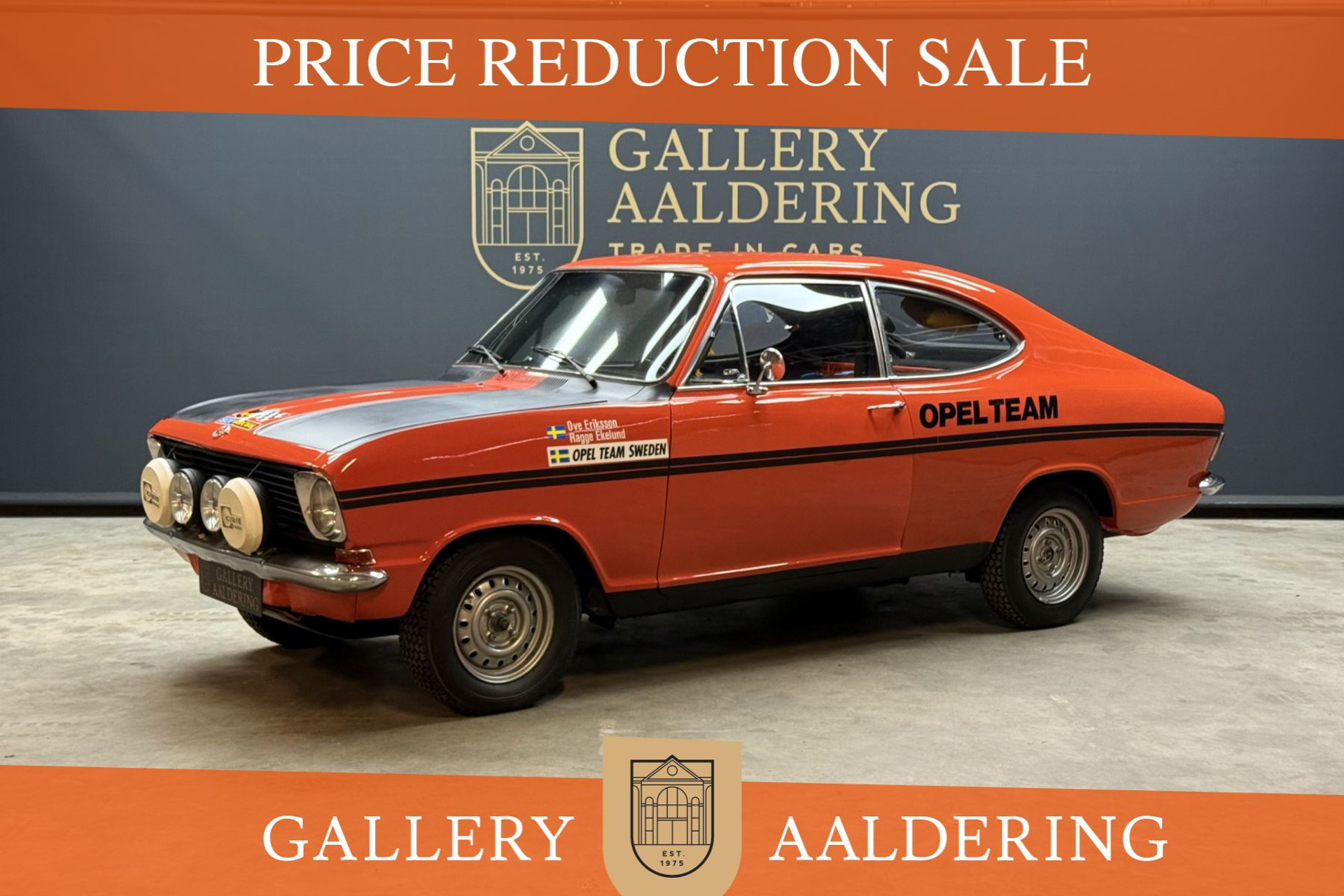 Opel Kadett B 1900 Rallye “Group 2 Rally Engine” PRICE REDUCTION! 1970