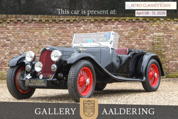 Aston Martin 2 Litre Speed Model “Still carrying Bertelli’s coachwork” 1937