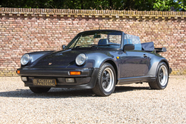 Porsche 930 Turbo Cabriolet “Nieuw geleverd in Duitsland” 1988