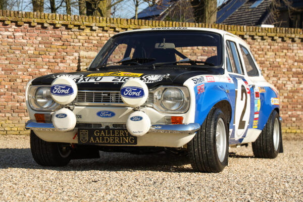 Ford Escort RS1600 fabrieksrally "voorheen Roger Clark - De legendarische Britse rallyrijder" 1973