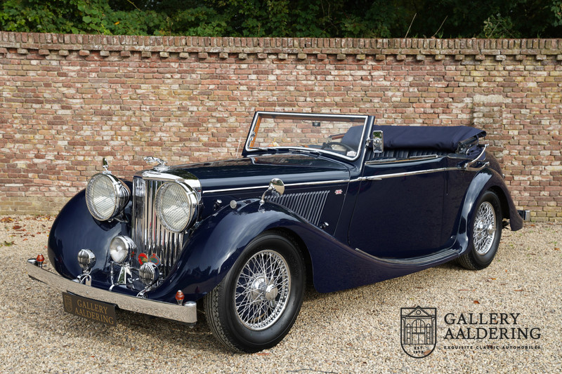 JAGUAR MKV RHD CABRIOLET CLOSED 1950 DARK BLUE WITH BEIGE ROOF 1:43 JAGUAR MKV RHD CABRIOLET CLOSED 1950 DARK BLUE WITH BEIGE ROOF 1:43
